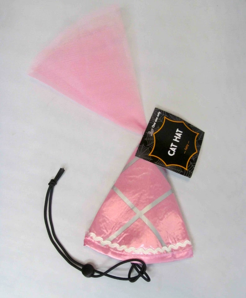 Medieval Pink Princess Teddy Bear / Doll Clothing Cat Hat Pet Halloween Costume - Image 2 of 4