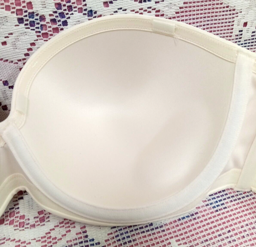 Ambrielle 36DD Multi Way STRAPLESS BRA Ivory LIGHTLY LINED Underwire FAST SHIP - Picture 10 of 15