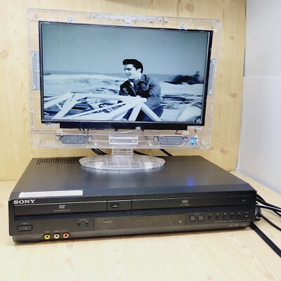 Sony SLV-D380P DVD and VCR Player Combo TESTED Working Well NO REMOTE 