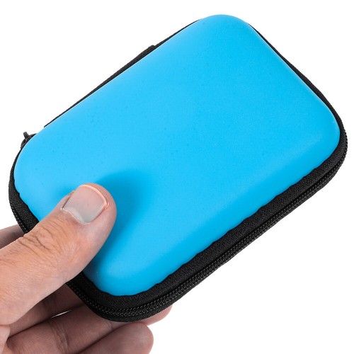 Funda protectora para disco duro portátil de viaje de almacenamiento con bolsa de transporte de 2 piezas - Imagen 12 de 12