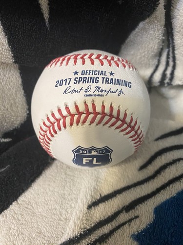DWIGHT GOODEN SIGNED AUTOGRAPHED 2017 Spring Training FL Baseball Estate MLB - Picture 4 of 5