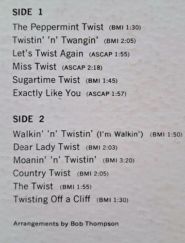 Duane Eddy "Twistin' 'N' Twangin'(1962)RCA, LSP-2525,LP, W/EXTRAS &Free Shipping - Picture 4 of 14