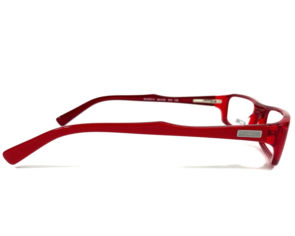 Monturas para gafas Moschino M3701-V 574 rojo transparente rectángulo borde completo 52-16-135 Foto 3 de 4
