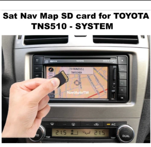 Toyota Sat Nav Map for TNS510 UK & EU 2021 Auris,Corolla,Yaris, RAV4, Prius, IQ