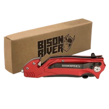 4.5" Spring Assisted Rescue Knife - Black, Blue, Red, or Wood