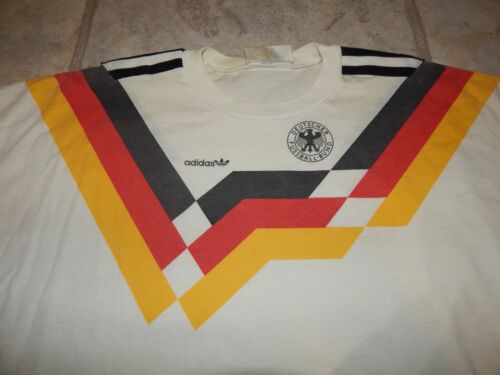 GERMANY 1990 VINTAGE ADIDAS T SHIRT! - Picture 1 of 9