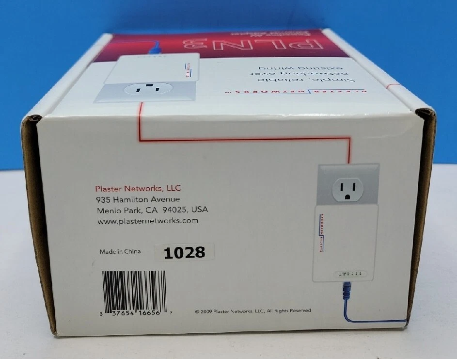 Plaster Networks PLN3 Powerline AV Ethernet - Image 4 of 4