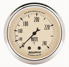 Autometer Antique Beige Mechanical Water Temperature Gauge 2 116 Dia 1832