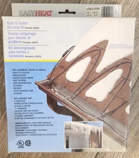 NEW Easy Heat Roof Snow De-Icing Cable Kit 20' # ADKS-0100
