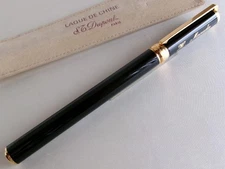 S.T. Dupont Gatsby Fountain Pen 18K M Nib Laque De Chine Name Printed