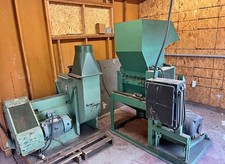 Refurbished Plastic Granulator Shredder, 480V Industrial Setup blower