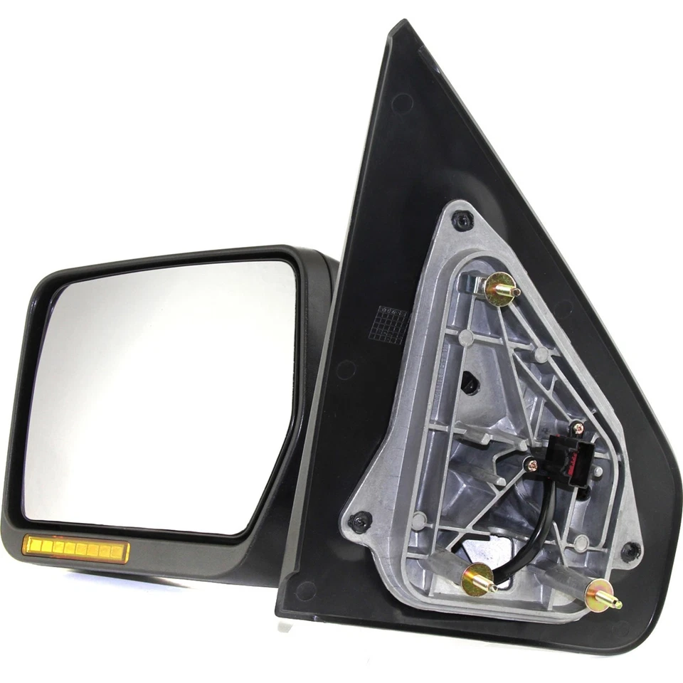 Mirror For 2004-2006 Ford F-150 Driver Side Textured Black Manual Folding Heated - Image 2 of 4