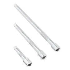 1/4-Inch Drive Socket Extension Set - Includes 2-Inch, 4-Inch and 6-Inch Exte...
