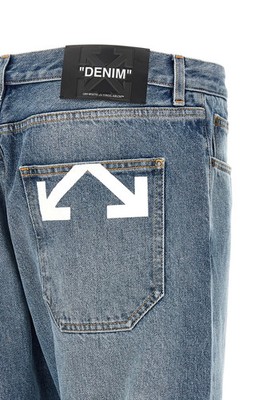 OFF WHITE Half Arrow Blue Denim Jeans New & Authentic | eBay