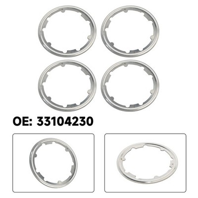 4× Exhaust Gasket 3104230 3101917 für Cummins ISX Engines