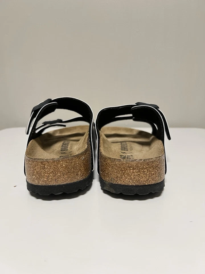 Birkenstock Arizona Birko-Flor Marble Twirl Black/White Women’s EU 42 US 11 - Image 4 of 4