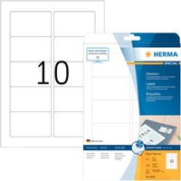 2 Bis 40X Herma Inkjet-Etiketten Special, 83,8 X 50,8 Mm, Weiß Spare Bis Zu 28%