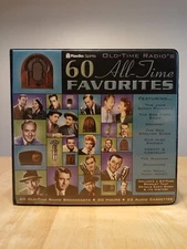 Radio Spirits  Old-Time Radio Shows 60 All-time Favorites 20 Cassettes W/Books