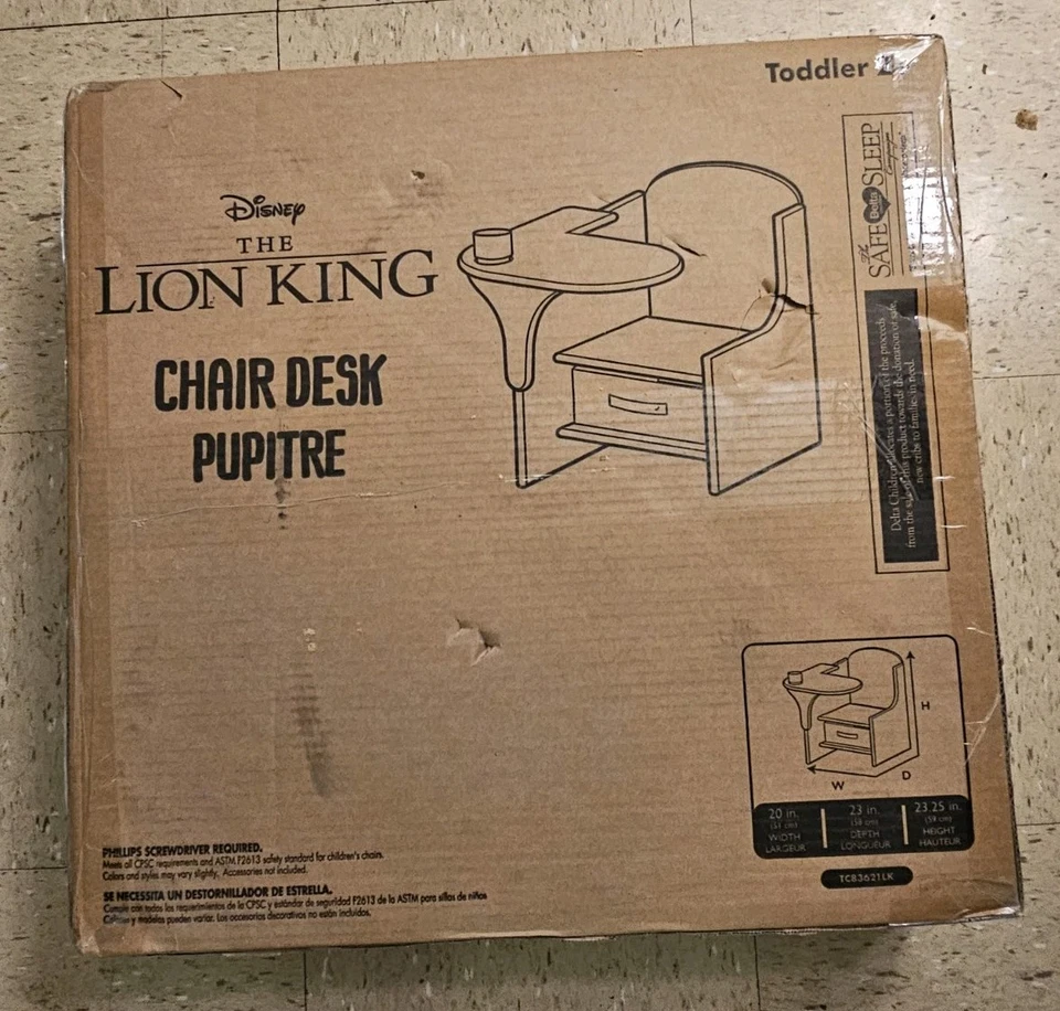 SILLA DE ESCRITORIO RARA DISNEY EL REY LEÓN Foto 3 de 3