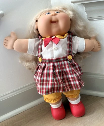 2004 Play Along Cabbage Patch Kids Girl School Doll Blonde Hair Original Clothes