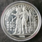 1oz Silver Missouri Centennial Round in a Capsule