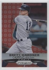 2015 Panini Prizm Red Baseball Prizm Brett Gardner #35 03rx