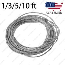 1/3/5/10 ft Vintage Braided Shield Guitar Pickup Wire Stranded Single Conductor