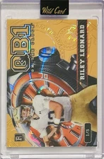 2024 WC Dillon Gabriel QB1 On The Clock RC 1/5 Orange Holo Foil Orange Face