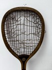 FLAT TOP Spalding GREENWOOD Antique TENNIS RACKET Nice 1905 RedWhite GUT STRINGS — photo 2