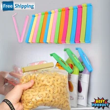 Food Bag Clips - Airtight Sealing Clips Reusable Seal Clip For Snacks Storage