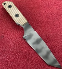 Discontinued Rare Mick Strider Combat Knife W/ Tiger Stripes