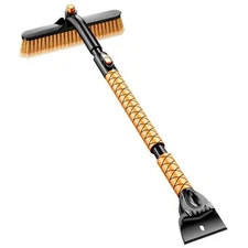 Extendable Snow Brush with Ice Scraper for Car,Truck,SUV,L31 to 39 inches. 