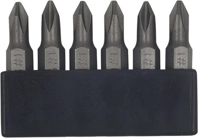 6Pcs 35Mm JIS Screwdriver Bit Set with Magnetic Tip, 1/4 Hex Shank, S2 Alloy Ste