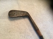 Antique Vintage George Nicoll Scotland Indicator Hickory 5 Mashie-Iron