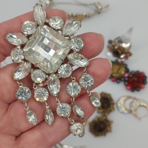 Vintage Rhinestone Costume Jewelry Lot GORGEOUS!! - Picture 6 of 18