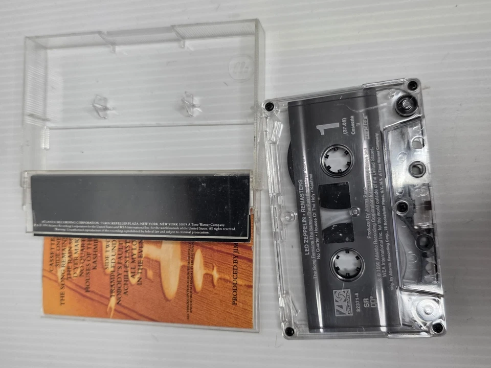 Led Zeppelin Remasters Cassette Atlantic Records 1990 D'YER MAK'ER - Preowned  Foto 3 de 4