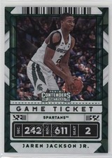 2020-21 Contenders Draft Picks Game Ticket Green Explosion Jaren Jackson Jr 06xp