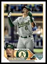 2023 Topps Jace Peterson Oakland Athletics #619