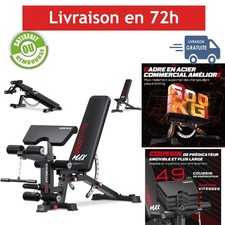 Banc Musculation Réglable Keppi 600 kg - Robuste et Multifonctionnel