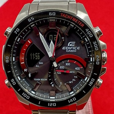 CASIO Edifice ECB-900 Solar Ana Digi Uhr schwarz