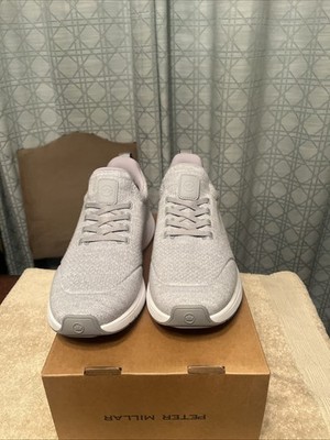Peter Millar Tellustride Sneaker Slip On Platinum Gray Golf  display picture 2