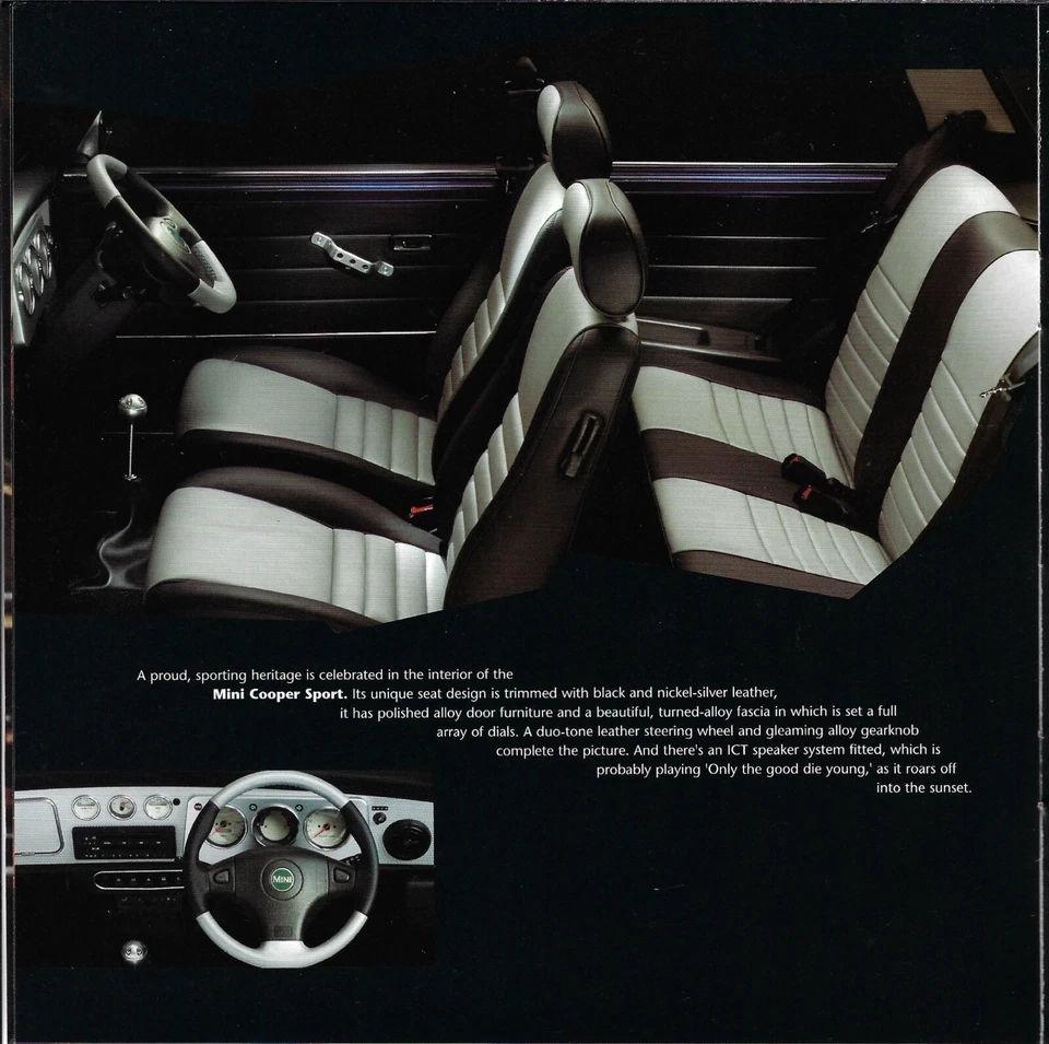Rover Mini Classic 2000-2001 UK Market Brochure Seven, Cooper & Cooper Sport - Image 3 of 3