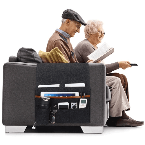 Pockets Sofa Arm Rest TV Remote Control Tidy Organizer Holder Chair Couch Bag UK - Picture 10 of 10
