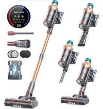 Cordless Vacuum Cleaner, 550W 45KPA 60 Mins Runtime Self-Standing Vacuum Clea...