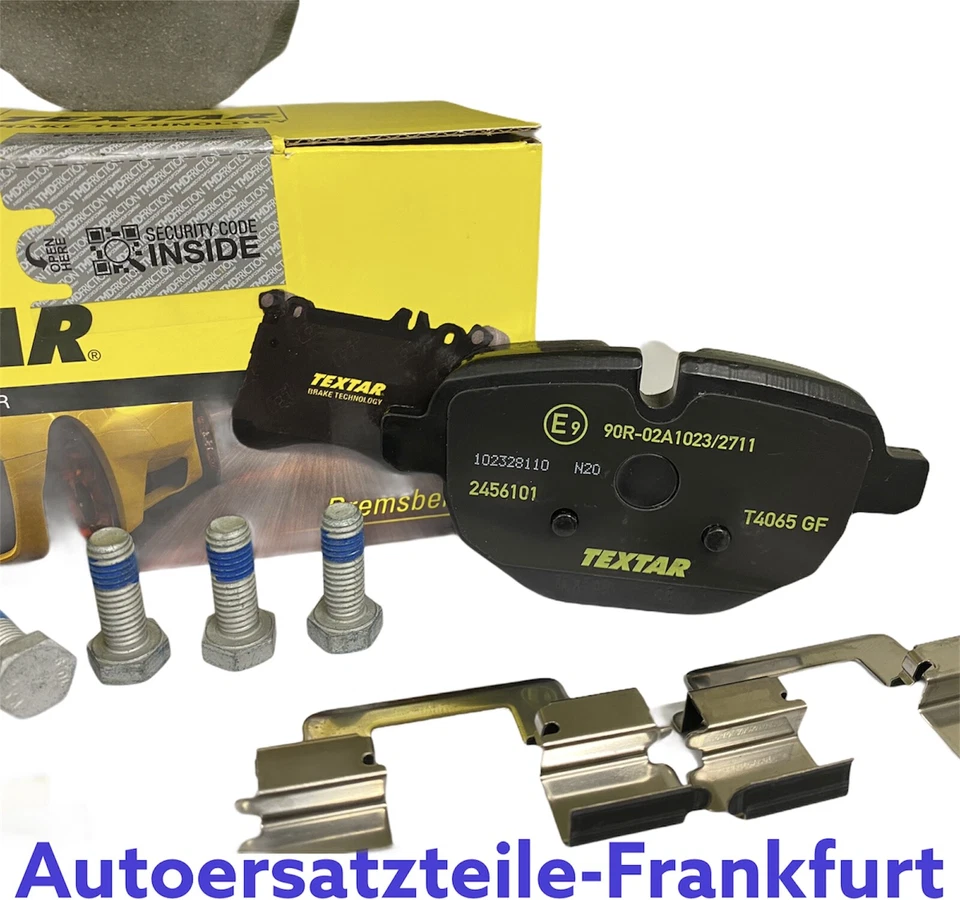 TEXTAR Bremsbeläge BMW 5er F10 F11 F18 G30 G31 G11 X3 F25 X4 Z4 F26 i8 HINTEN - Bild 3 von 4