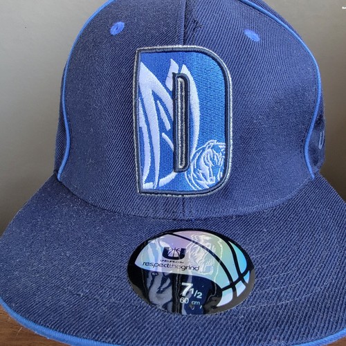 UNK NBA Dallas Mavericks Fitted Hat 7½ Blue "D" Logo EUC - Picture 2 of 12