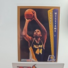1992-93 Fleer - #354 Kenny Williams Indiana Pacers 