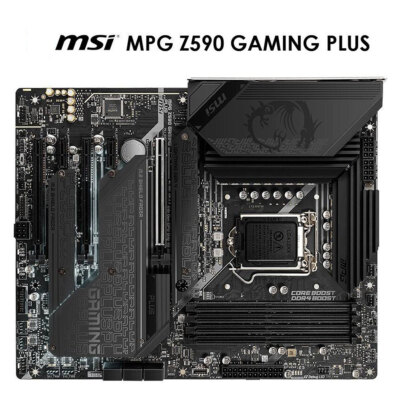 LGA 1200 DDR4 MSI MPG Z590 Gaming Plus Motherboard RAM M