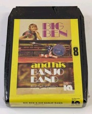 Big Ben & His Banjo Band Stereo 8 Track Cartridge 1970's Unopened Sealed