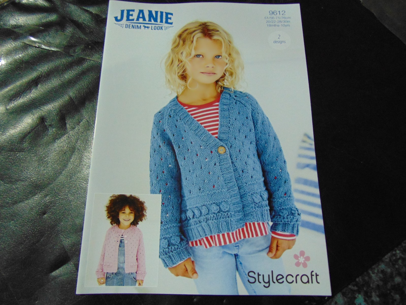 Stylecraft Aran Pattern 9612 (2 Designs) Cardigans 20/22 - 28/30 in